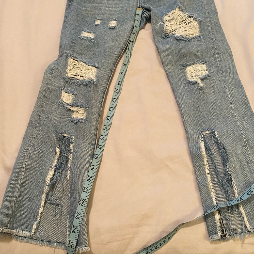 Denim of Virtue Distressed Jean size 27 - Picture 7 of 12